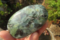 Polished Rare Emerald Mica In Matrix Free Forms x 6 From Mutoko, Zimbabwe - Toprock Gemstones and Minerals 