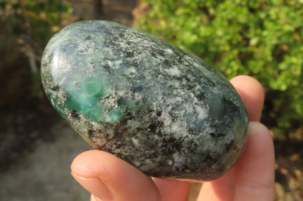 Polished Rare Emerald Mica In Matrix Free Forms x 6 From Mutoko, Zimbabwe - Toprock Gemstones and Minerals 