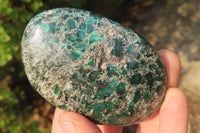 Polished Rare Emerald Mica In Matrix Free Forms x 6 From Mutoko, Zimbabwe - Toprock Gemstones and Minerals 