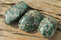 Polished Rare Emerald Mica In Matrix Free Forms x 6 From Mutoko, Zimbabwe - Toprock Gemstones and Minerals 