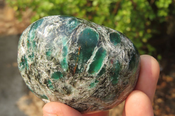 Polished Rare Emerald Mica In Matrix Free Forms x 6 From Mutoko, Zimbabwe - Toprock Gemstones and Minerals 