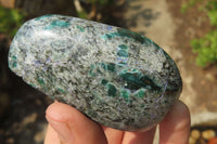 Polished Rare Emerald Mica In Matrix Free Forms x 6 From Mutoko, Zimbabwe - Toprock Gemstones and Minerals 