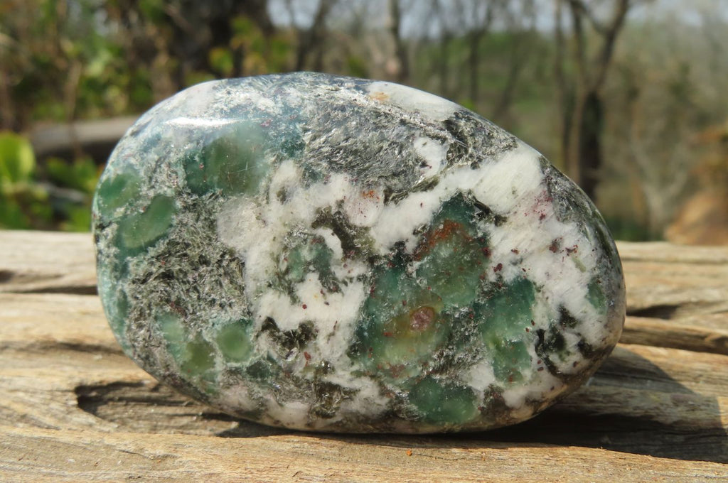 Polished Rare Emerald Mica In Matrix Free Forms x 6 From Mutoko, Zimbabwe - Toprock Gemstones and Minerals 