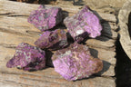Natural Metallic Purpurite Cobbed Specimens x 5 From Erongo, Namibia - Toprock Gemstones and Minerals 