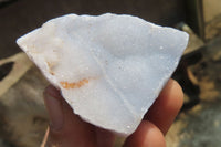 Natural Crystalline Blue Lace Agate Plates x 12 From Namibia - Toprock Gemstones and Minerals 