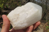 Natural White Quartz Crystal Specimens x 3 From Madagascar - Toprock Gemstones and Minerals 