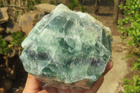 Natural Watermelon Fluorite Specimens x 2 From Uis, Namibia - Toprock Gemstones and Minerals 