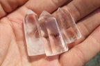 Polished Clear Quartz Pendant Crystals x 35 From Madagascar - Toprock Gemstones and Minerals 
