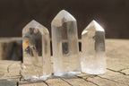 Polished Clear Quartz Pendant Crystals x 35 From Madagascar - Toprock Gemstones and Minerals 