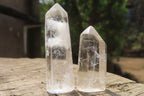 Polished Clear Quartz Pendant Crystals x 35 From Madagascar - Toprock Gemstones and Minerals 