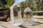 Polished Clear Quartz Pendant Crystals x 35 From Madagascar - Toprock Gemstones and Minerals 