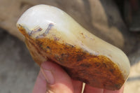 Polished on One Side Dendritic Agate Free Forms x 6 From Madagascar - Toprock Gemstones and Minerals 