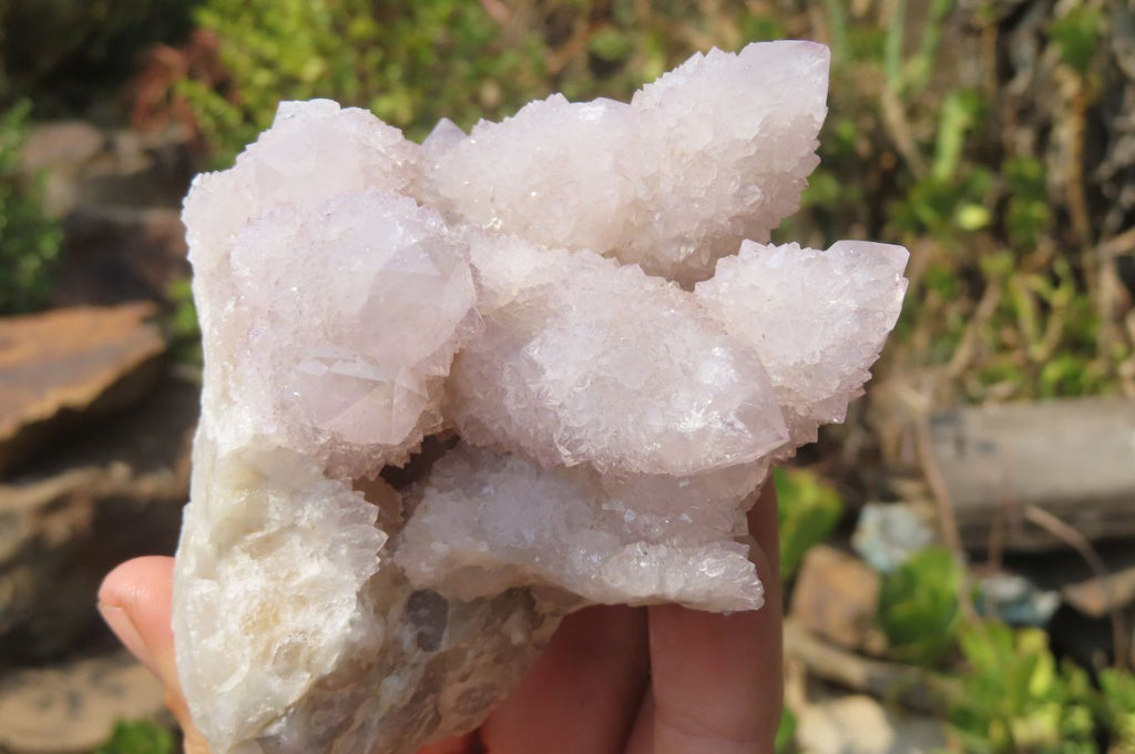 Natural Lilac Amethyst Spirit Quartz Clusters x 4 From Boekenhouthoek, South Africa - Toprock Gemstones and Minerals 