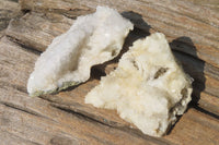 Natural Drusy Quartz Coated Calcite Pseudomorph Specimens x 6 From Alberts Mountain, Lesotho - Toprock Gemstones and Minerals 