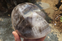 Polished Smokey Quartz Skull x 1 From Madagascar - Toprock Gemstones and Minerals 