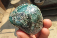 Polished Rare Emerald Mica In Matrix Free Forms x 6 From Mutoko, Zimbabwe - Toprock Gemstones and Minerals 