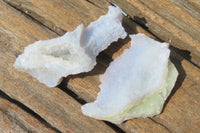 Natural Etched Blue Chalcedony Specimens x 35 From Nsanje, Malawi - Toprock Gemstones and Minerals 