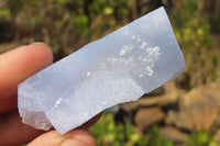 Natural Etched Blue Chalcedony Specimens x 35 From Nsanje, Malawi - Toprock Gemstones and Minerals 