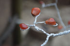 Hand Made Carnelian Wire Wrap Tree x 1 From KwaZulu, Natal, South Africa - Toprock Gemstones and Minerals 