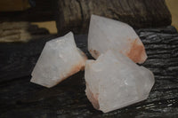 Natural Quartz Crystals x 3 From Mpika, Zambia - Toprock Gemstones and Minerals 