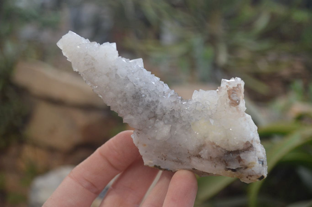 Natural Drusy Quartz Coated Calcite Pseudomorph Specimens x 6 From Alberts Mountain, Lesotho - Toprock Gemstones and Minerals 