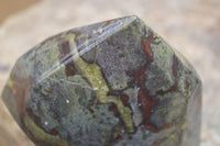 Polished Bastite Dragons Blood Stone Crystal Points x 2 From Tshipise, South Africa