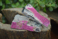 Natural Salrose Cobaltion Dolomite with malachite Specimens x 12 From Kakanda, Congo - Toprock Gemstones and Minerals 