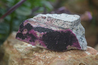 Natural Salrose Cobaltion Dolomite with malachite Specimens x 12 From Kakanda, Congo - Toprock Gemstones and Minerals 