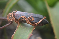 Polished Mixed Copper Wire Wrapped Pendants x 6 From Southern Africa - Toprock Gemstones and Minerals 
