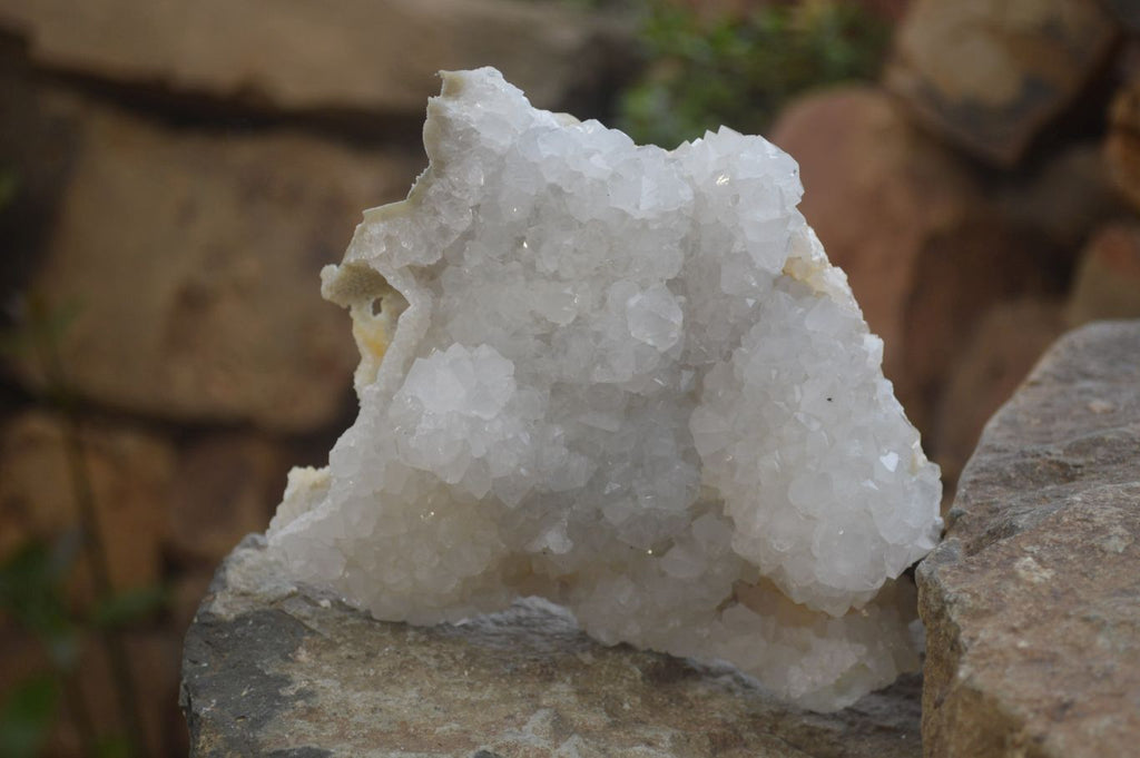 Natural Drusy Quartz Coated Quartz Specimens x 3 From Alberts Mountain, Lesotho - Toprock Gemstones and Minerals 