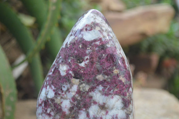 Polished Rubellite Pink Tourmaline Standing Free Forms x 1 From Ambatondrazaka, Madagascar - Toprock Gemstones and Minerals 