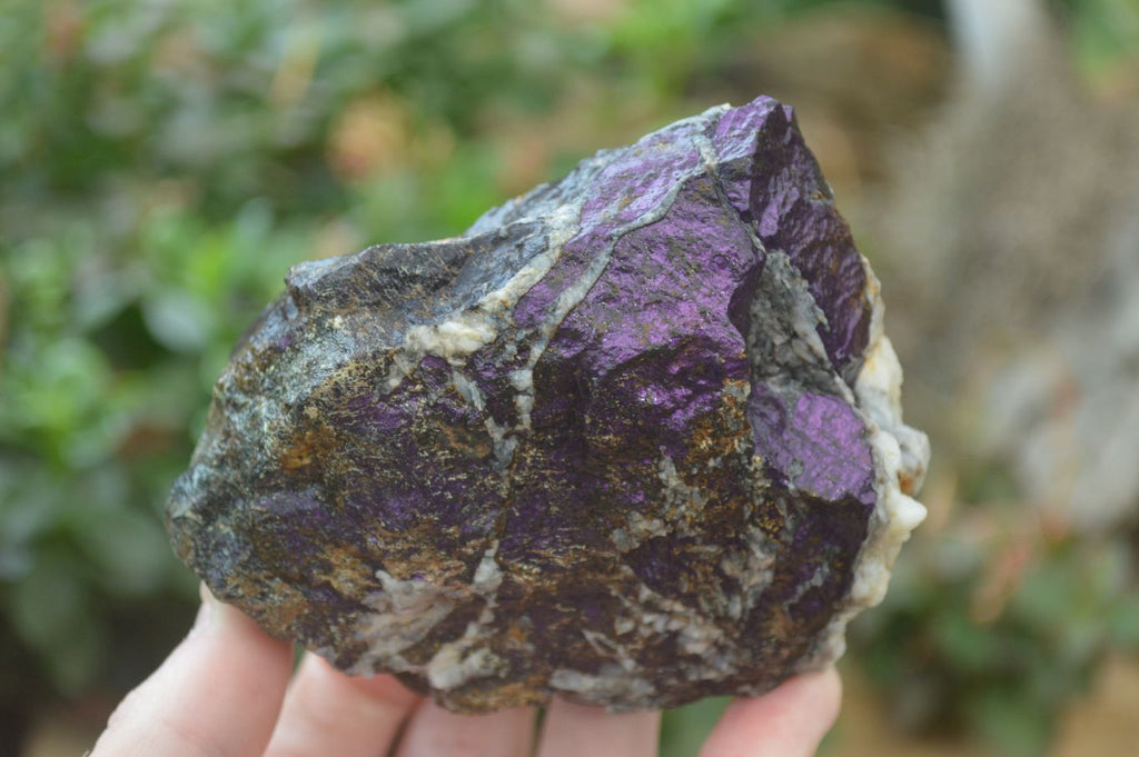 Natural Rare Metallic Purpurite Cobbed Specimens x 3 From Erongo, Namibia - Toprock Gemstones and Minerals 