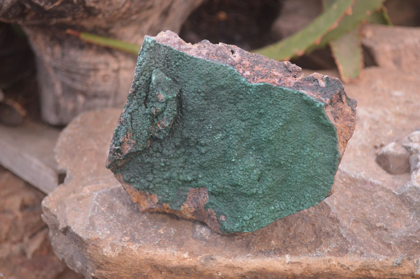 Natural Botryoidal Malachite Specimens x 3 From Congo - Toprock Gemstones and Minerals 