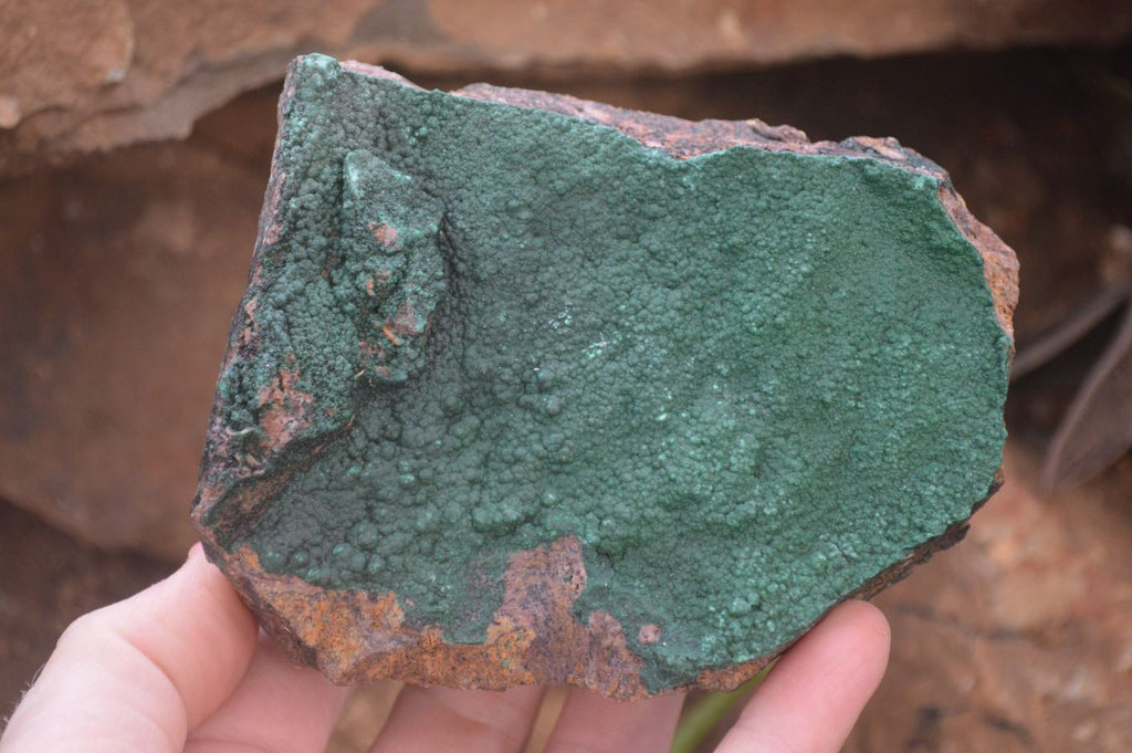 Natural Botryoidal Malachite Specimens x 3 From Congo - Toprock Gemstones and Minerals 