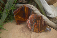 Polished On One Side Nguni Jasper Specimens x 2 From Prieska, South Africa - Toprock Gemstones and Minerals 