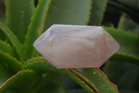 Polished Gemmy Rose Quartz Double Terminated Points x 6 From Madagascar - Toprock Gemstones and Minerals 