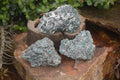 Natural Rare Emerald Mica In Matrix Cobbed Specimens x 3 From Mutoko, Zimbabwe - Toprock Gemstones and Minerals 