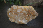 Natural Golden Limonite Quartz Clusters x 3 From Solwezi, Zambia - Toprock Gemstones and Minerals 