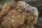 Natural Golden Limonite Quartz Clusters x 3 From Solwezi, Zambia - Toprock Gemstones and Minerals 