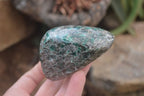Polished Rare Emerald Mica In Matrix Standing Free Forms x 6 From Mutoko, Zimbabwe - Toprock Gemstones and Minerals 