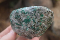 Polished Rare Emerald Mica In Matrix Standing Free Forms x 6 From Mutoko, Zimbabwe - Toprock Gemstones and Minerals 