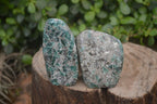 Polished Rare Emerald Mica In Matrix Standing Free Forms x 6 From Mutoko, Zimbabwe - Toprock Gemstones and Minerals 