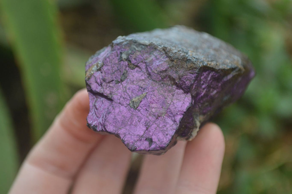 Natural Rare Metallic Purpurite Cobbed Specimens x 6 From Erongo, Namibia - Toprock Gemstones and Minerals 