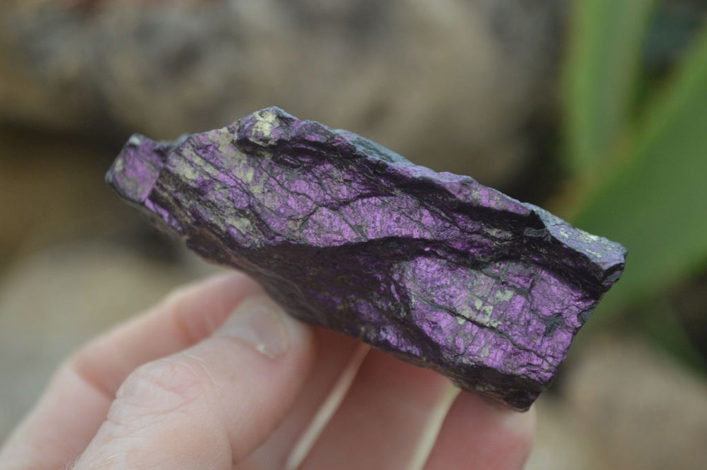 Natural Rare Metallic Purpurite Cobbed Specimens x 6 From Erongo, Namibia - Toprock Gemstones and Minerals 