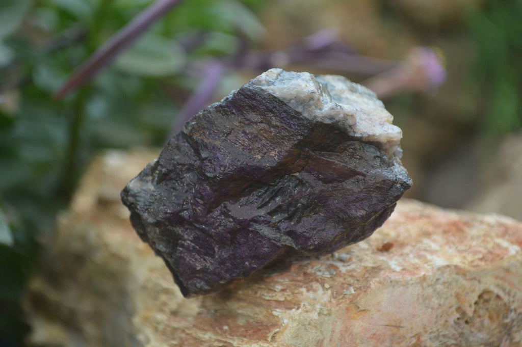 Natural Rare Metallic Purpurite Cobbed Specimens x 6 From Erongo, Namibia - Toprock Gemstones and Minerals 