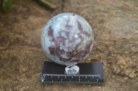 Polished Rubellite Pink Tourmaline Spheres x 3 From Ambatondrazaka, Madagascar - Toprock Gemstones and Minerals 