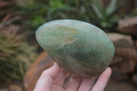 Polished Green Fluorite Standing Free Forms x 2 From Madagascar