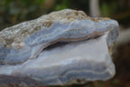 Natural Crystalline Blue Lace Agate Specimens x 2 From Namibia - Toprock Gemstones and Minerals 