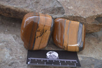 Polished Tiger's Eye Free Forms x 4 From Prieska, South Africa