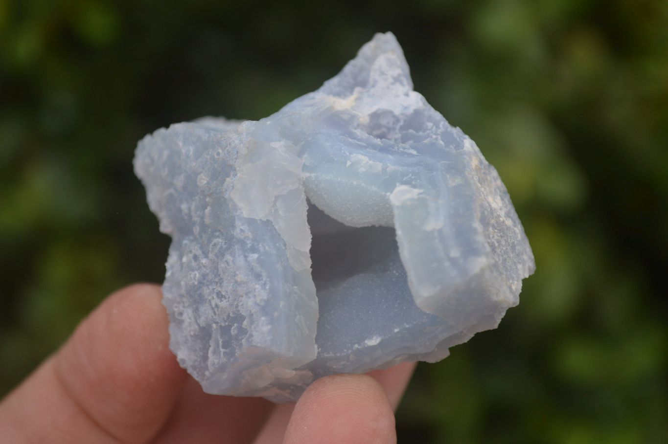 Natural Etched Blue Chalcedony Specimens x 24 From Nsanje, Malawi - Toprock Gemstones and Minerals 